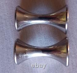 CARTIER Vintage Pair of Diabolo Solid Silver Cufflinks 20 g