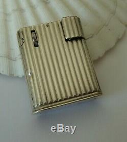 Cartier Lighter Old Petrol Sterling Silver Petrol Lighter Silver Art Deco