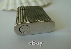 Cartier Lighter Old Petrol Sterling Silver Petrol Lighter Silver Art Deco