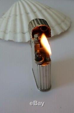 Cartier Lighter Old Petrol Sterling Silver Petrol Lighter Silver Art Deco