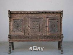 Carved Wood Chest Old Elements