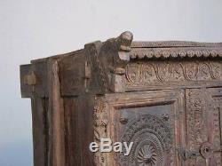 Carved Wood Chest Old Elements