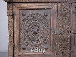 Carved Wood Chest Old Elements