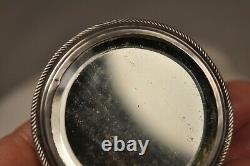 Case A Neck Old Silver Massive Antique Solid Silver Patch Box