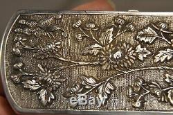 Case A Spyglass Old Sterling Silver Antique Chinese Silver Opera Glasses Case