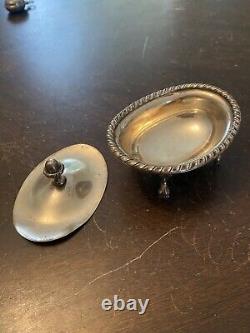 Caviar Cup in Solid 800 Silver & Antique French Silverware