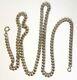 Chain Necklace Silver Necklace Massive Ancient Jewel Silver Chain Necklace 34 Gr