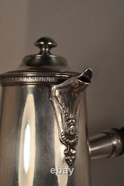Chocolate Ancien Argent Massif Antique Solid Silver Chocolate Pot 565gr