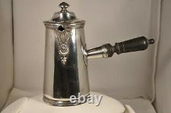 Chocolatiere Old Sterling Silver Antique Solid Silver Chocolate Pot Lefebvre