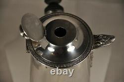 Chocolatiere Old Sterling Silver Antique Solid Silver Chocolate Pot Lefebvre