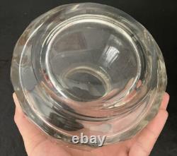 Cookie jar, antique candy jar crystal and solid silver Baccarat