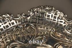 Corbeille Cup Ex Argent Massif Antique Solid Silver Bread Basket 19th C