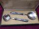 Cream Spoon And 1 Solid Silver Minerve Stuffed Antique Sugar Shaker.