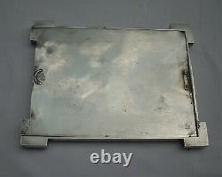 Door Photo Frame Old And Sterling Silver Gilt Minerve Punch 465 Grams