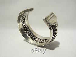 Egyptian Ethnic Bracelet Egypt Sterling Silver Bangle Armband Solid Silver