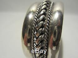 Egyptian Ethnic Bracelet Egypt Sterling Silver Bangle Armband Solid Silver