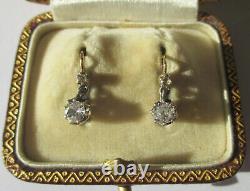 Embellish Dreader Earrings Old 18 Carat Silver Solid Gold