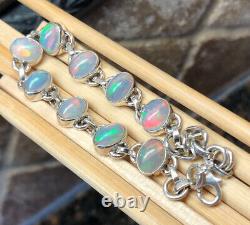 Ethiopian Opal Bracelet 925 Solid Silver Antique Birthday Gift Gifts