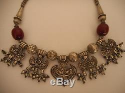 Ethnic Necklace Old Silver