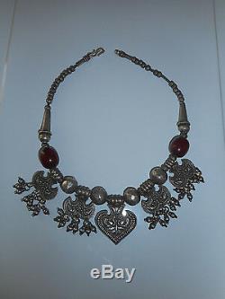 Ethnic Necklace Old Silver