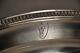Flat Old Sterling Silver Antique Solid Silver Dish Mb Tetard 1,112 Kg Art Deco