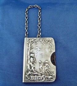 Former Art Nouveau Ball Book Solid Silver Charles Murat 1897-1910