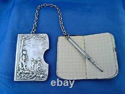 Former Art Nouveau Ball Book Solid Silver Charles Murat 1897-1910