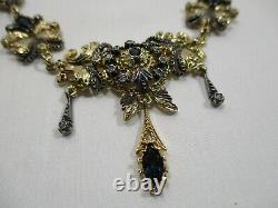 Former Bijou Necklace In Silver Vermeil And Pierre Size Jewelry Necklace Silver