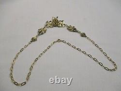 Former Bijou Necklace In Silver Vermeil And Pierre Size Jewelry Necklace Silver