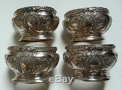 Former Box Salerons 4 + 4 Spoons Silver Gilt Mo Victor Leneuf