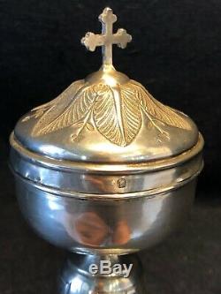 Former Ciborium Chalice Of Travel By Sterling Silver