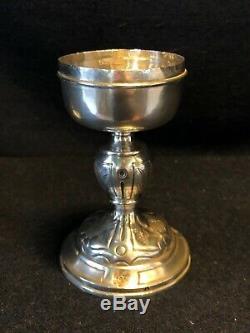 Former Ciborium Chalice Of Travel By Sterling Silver