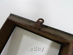 Former Eighteenth Frame Solid Mahogany Silver Bronze Ebony English Navy Object