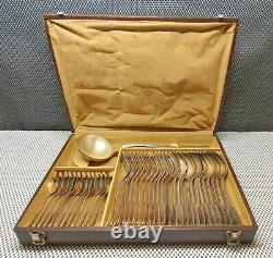 Former Menager Cristofle Signed Ercuis Metal Silver Or Massif In Box