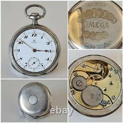 Former Omega Aldas 1922 Silver Watch