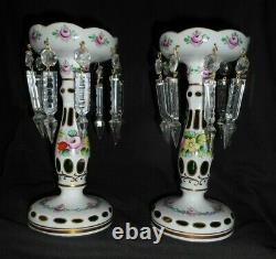 Former Pair Of Pineapple Door Present Art Popular Glass Overlay Crystal