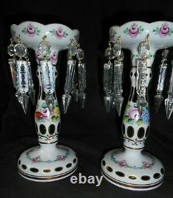 Former Pair Of Pineapple Door Present Art Popular Glass Overlay Crystal