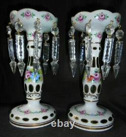 Former Pair Of Pineapple Door Present Art Popular Glass Overlay Crystal