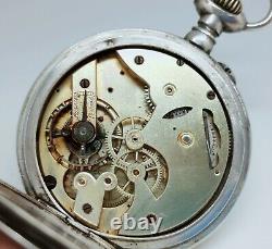 Former Rare Watch Gousset Complications 1890 To Revise S. G. D. G Old Watch