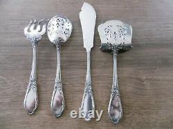 Former Service With Hors D'oeuvres In Solid Silver Minerve 166g