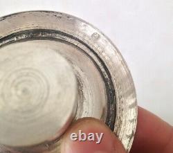 Former Silver Bougeoir Massive Belgium 19th Century Restoration Decoration 448g