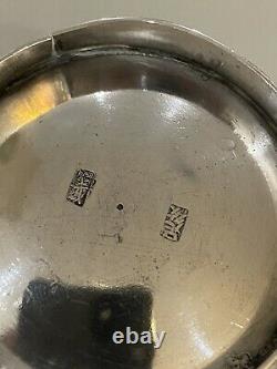 Former Silver Bowl Massive Emaille Origin China Asia Bowl Chinese Silver Solid