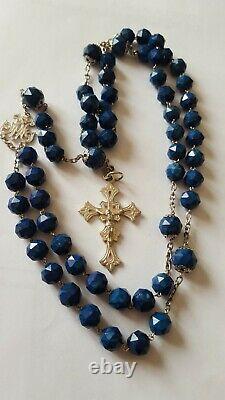 Former Silver Chapel Massive Pearls Lapis Lazuli