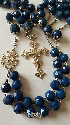 Former Silver Chapel Massive Pearls Lapis Lazuli