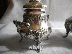 Former Silver Sugarbag Massive Punch Minerve Decorated Rocaille Louis XV
