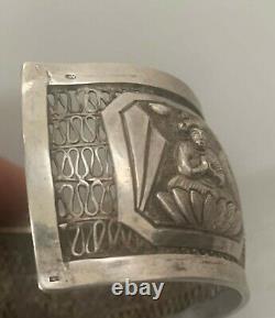 Former Solid Silver Bracelet China Indochina Vietnam Silver Chinese Strap