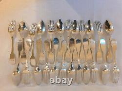 Former Solid Silver Cutlery 19th 24 Pieces