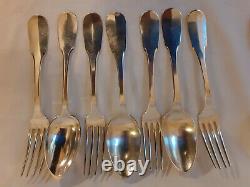 Former Solid Silver Cutlery 19th 24 Pieces