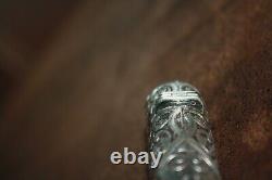 Former Solid Silver Perfume Bottle 19th Perfume Scent Flask Bottle Victorian