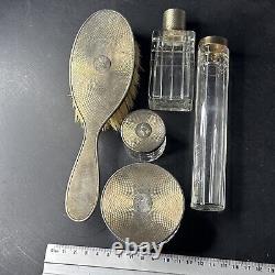 Former Solid Silver Toilet Necessities Service Brush Bottle